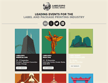Tablet Screenshot of labelexpo.com